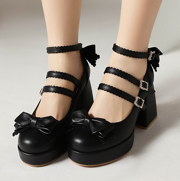 Fashion Bow-Tie Girls Shoes PN5806
