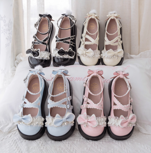 Fashion Lolita Bowtie Shoes PN5831