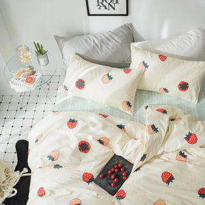 Fashion Strawberry Bedding Set PN2608