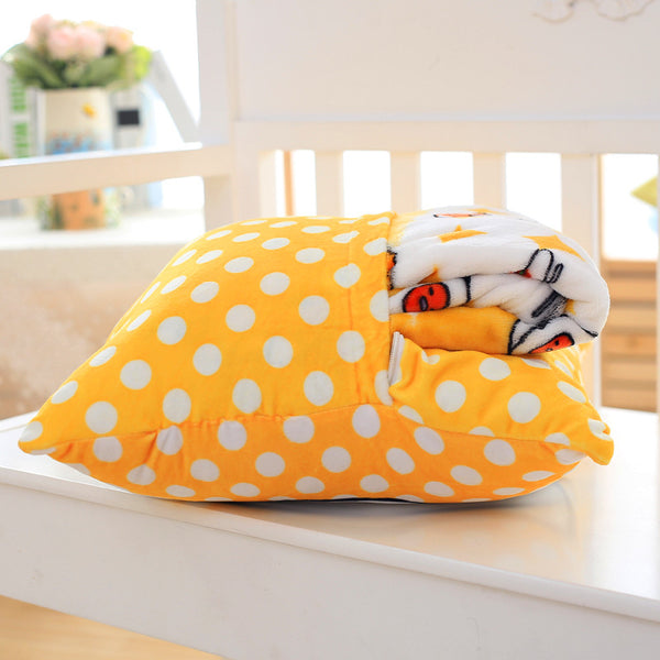 Kawaii Gudetama Pillow And Blanket PN0815