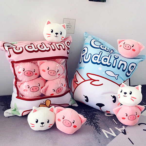 Cute Cat And Pig Dolls PN0520