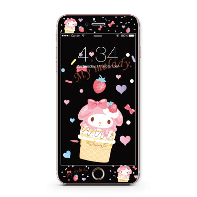Cute My melody Phone Tempered Film for iphone 6/6s/6plus/7/7plus/8/8plus PN1893
