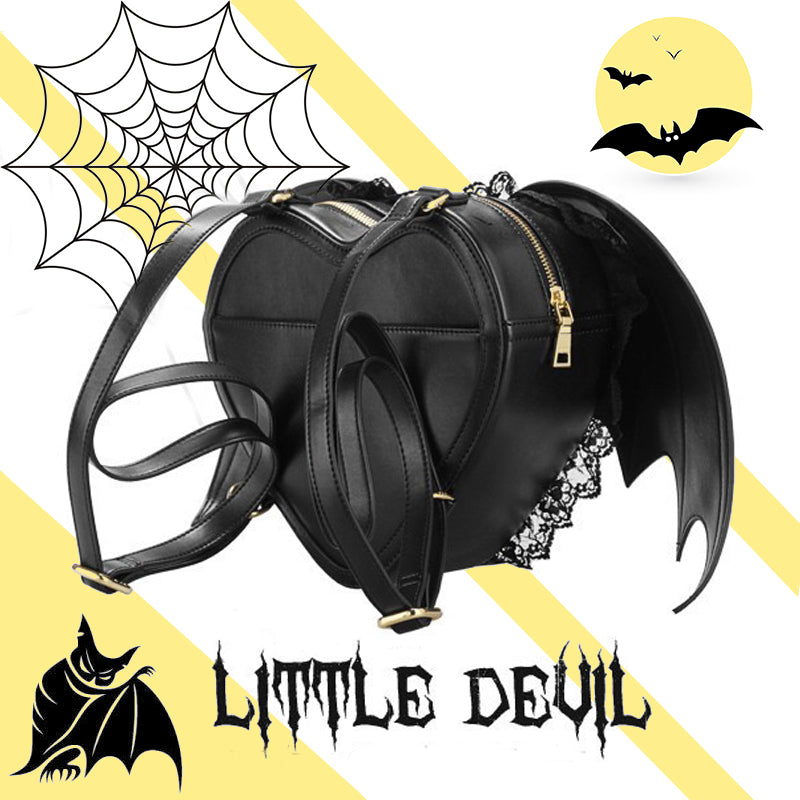 Black Devil Bat Backpack PN2329