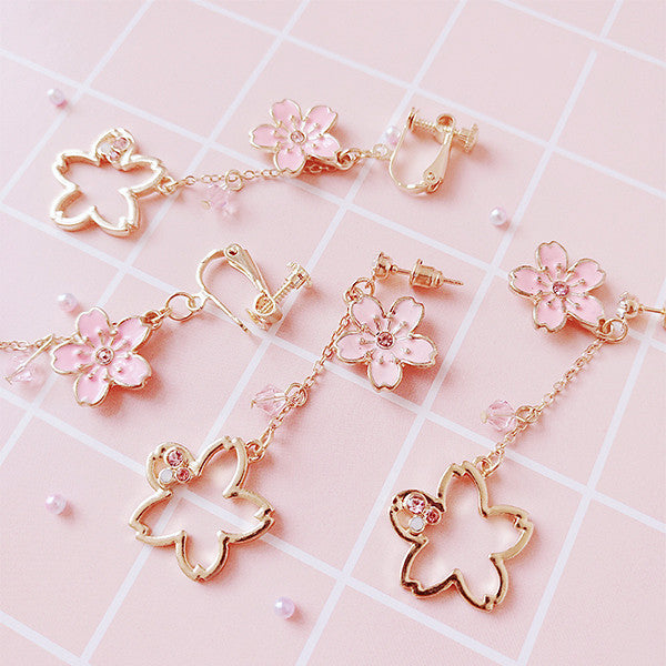 Fashion Sakura Earrings/Clips PN1481