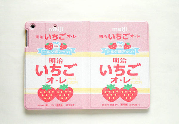 Kawaii Strawberry Ipad Case For Mini1/2/3/Mini4/Ipad 2017new/Air1/2/3/Pro/9.7/Pro10.5/2018new PN1451