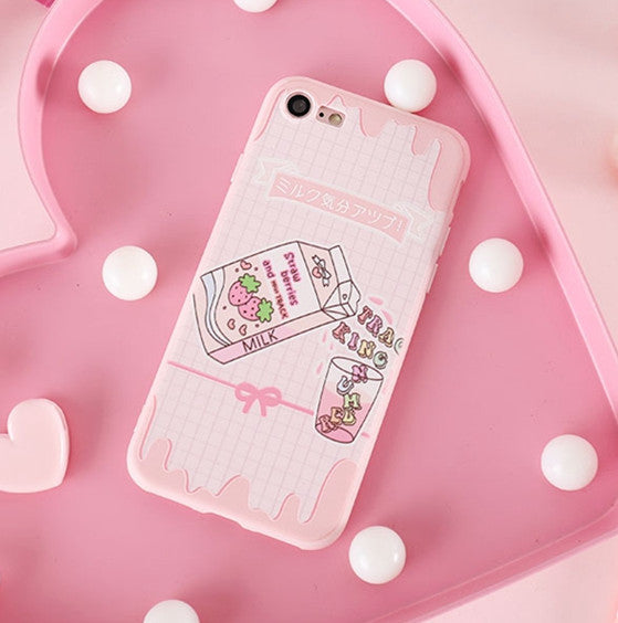 Kawaii Foods Phone Case for iphone 6/6s/6plus/7/7plus/8/8P/X/XS/XR/XS Max/11/11pro/11pro max PN2379