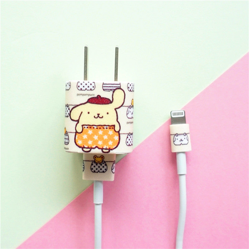 Pom Pom Purin Charger Stickers For Iphone PN1423