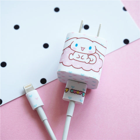 Cute Cinnamoroll Charger Stickers For Iphone PN1728