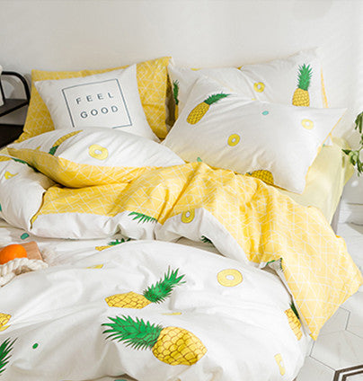 Cute Pineapple Bedding Set PN1558