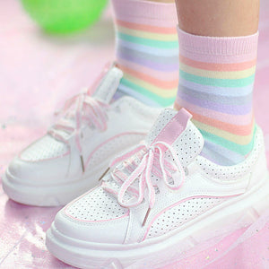 Colorful Rainbow Socks PN0751