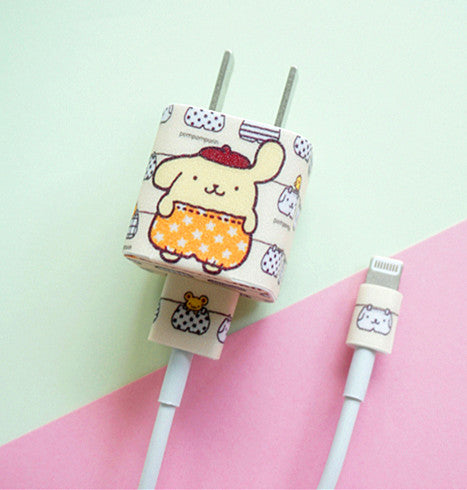 Pom Pom Purin Charger Stickers For Iphone PN1423