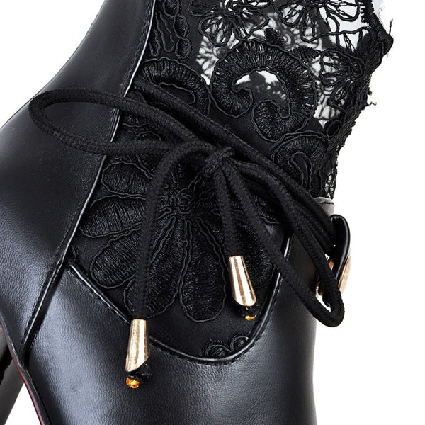 Fashion High-heeled Martin Boots PN1468