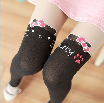 Lovely Cat Pattern Socks PN3580