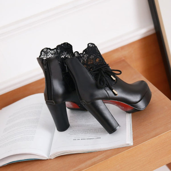 Fashion High-heeled Martin Boots PN1468