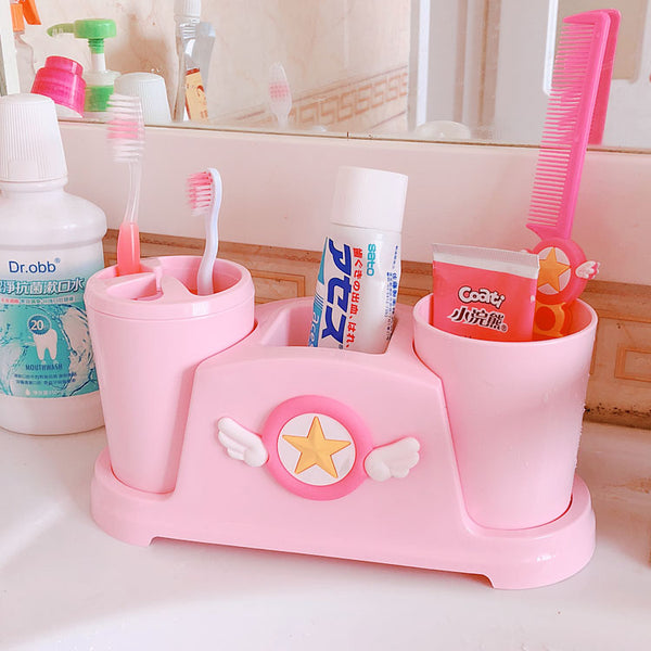 Cute Sakura Tooth-brushing Cup Set PN2978