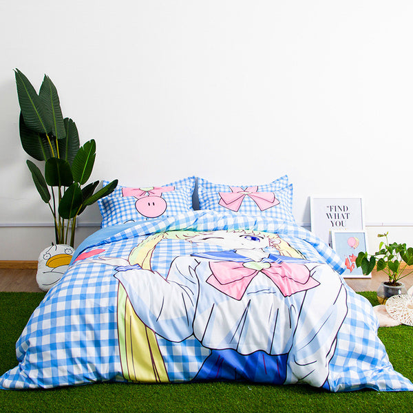Sailormoon Usagi Blue Bedding Set PN0572