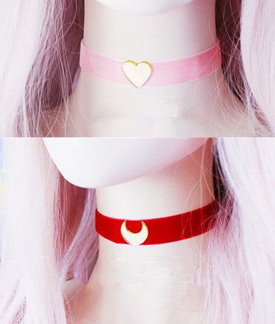 Sailor Moon Heart And Star Chokers PN0454