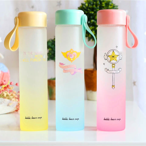 Sailormoon And Sakura Glass Water Cups PN0011