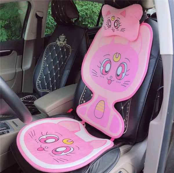 Lovely Sailormoon Headrest Back pad And Seat Cushion PN4392