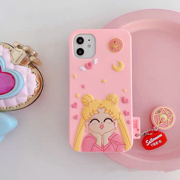 Sailormoon Phone Case for iphone 7/7plus/8/8P/SE/X/XS/XR/XS Max/11/11pro/11pro max PN2925