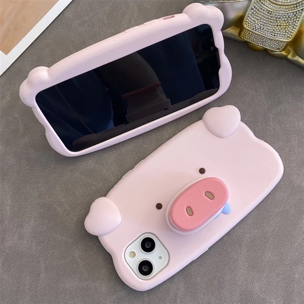 Kawaii Pig Phone Case for iphone 11/12/12pro/12pro max/13/13pro/13pro max/14/14pro/14pro max PN5830