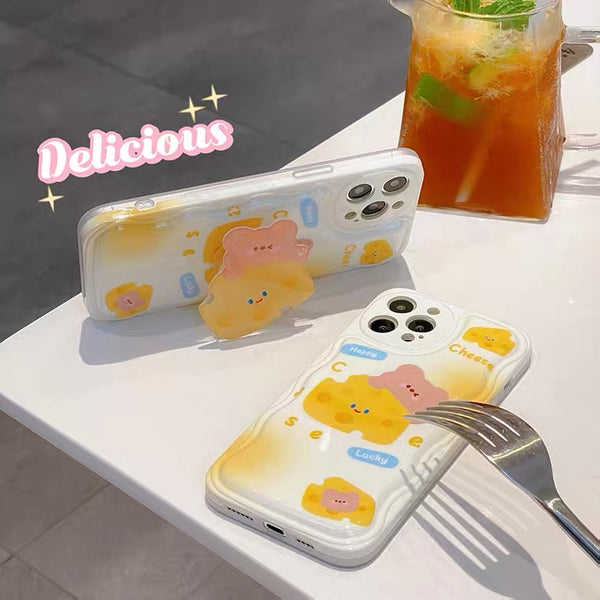 Bear Cheese Phone Case for iphone X/XS/XR/XS Max/11/11pro max/12/12pro/12pro max/13/13pro/13pro max PN5075