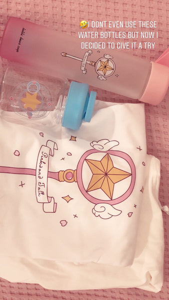 Sailormoon And Sakura Glass Water Cups PN0011