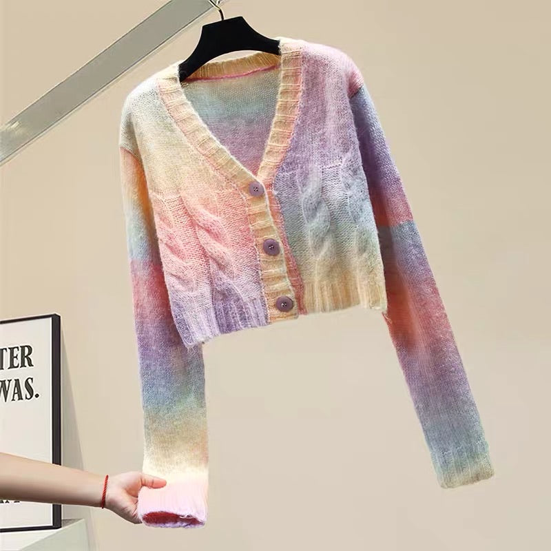 Fashion Rainbow Short Sweater PN3850 – Pennycrafts