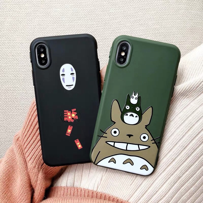 Kawaii Totoro Phone Case for iphone 6/6s/6plus/7/7plus/8/8P/X/XS/XR/XS Max/11/11pro/11pro max/12/12pro/12mini/12pro max PN2665