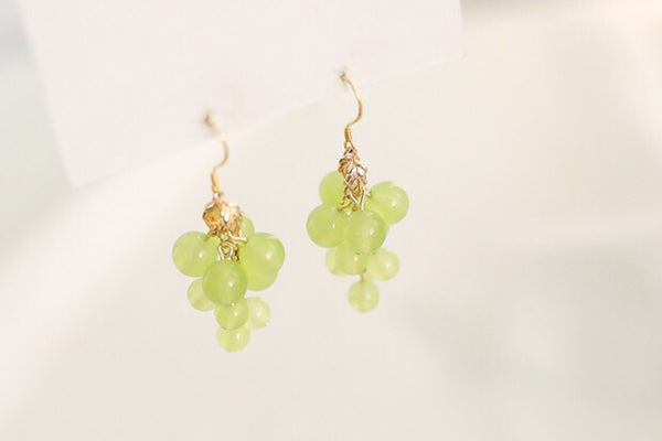 Cute Grapes Earrings/Clips PN2506