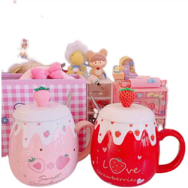 Cute Strawberry Mugs PN3415