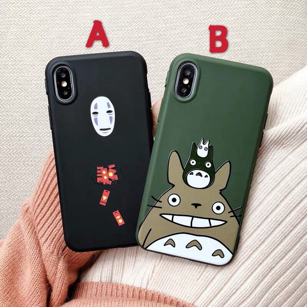 Kawaii Totoro Phone Case for iphone 6/6s/6plus/7/7plus/8/8P/X/XS/XR/XS Max/11/11pro/11pro max/12/12pro/12mini/12pro max PN2665