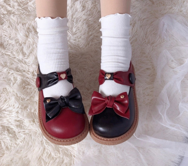 Fashion Lolita Bowtie Shoes PN3699