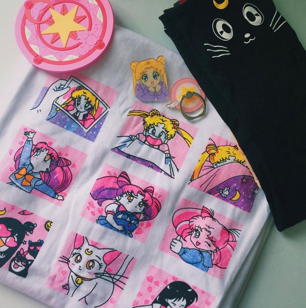 Sailor Moon Pattern Socks PN0372
