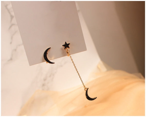 Pretty Moon And Star Earrings/Clips PN3717