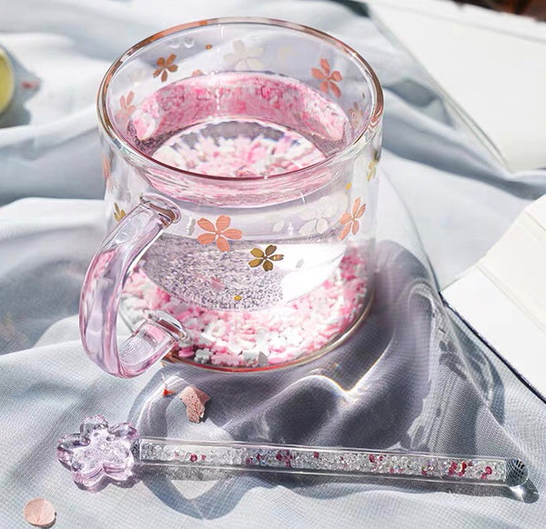 Fashion Sakura Glass Water Cup Set PN3695