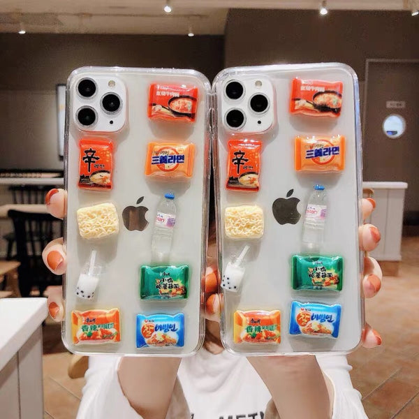 Kawaii Snacks Phone Case for iphone 6/6s/6plus/6splus/7/7plus/8/8plus/X/XS/XR/XS Max/11/11pro/11pro Max/12/12pro/12mini/12pro max PN2083