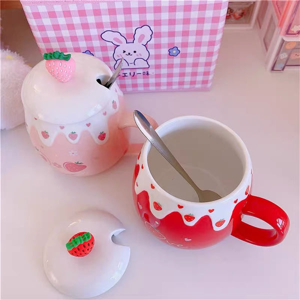 Cute Strawberry Mugs PN3415
