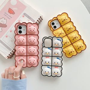 Lovely Animals Phone Case for iphone7/7plus/8/8P/X/XS/XR/XS Max/11/11 pro/11 pro max/12/12pro/12mini/12pro max PN4144