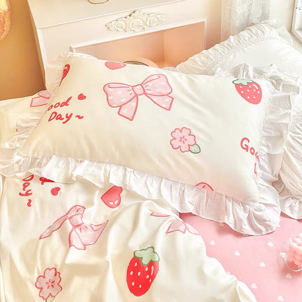 Cute Strawberry Bedding Set PN4178